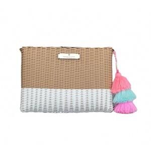 NEW SQUEEZE DE CITRON women's lemon drop citron bag in cafe con leche